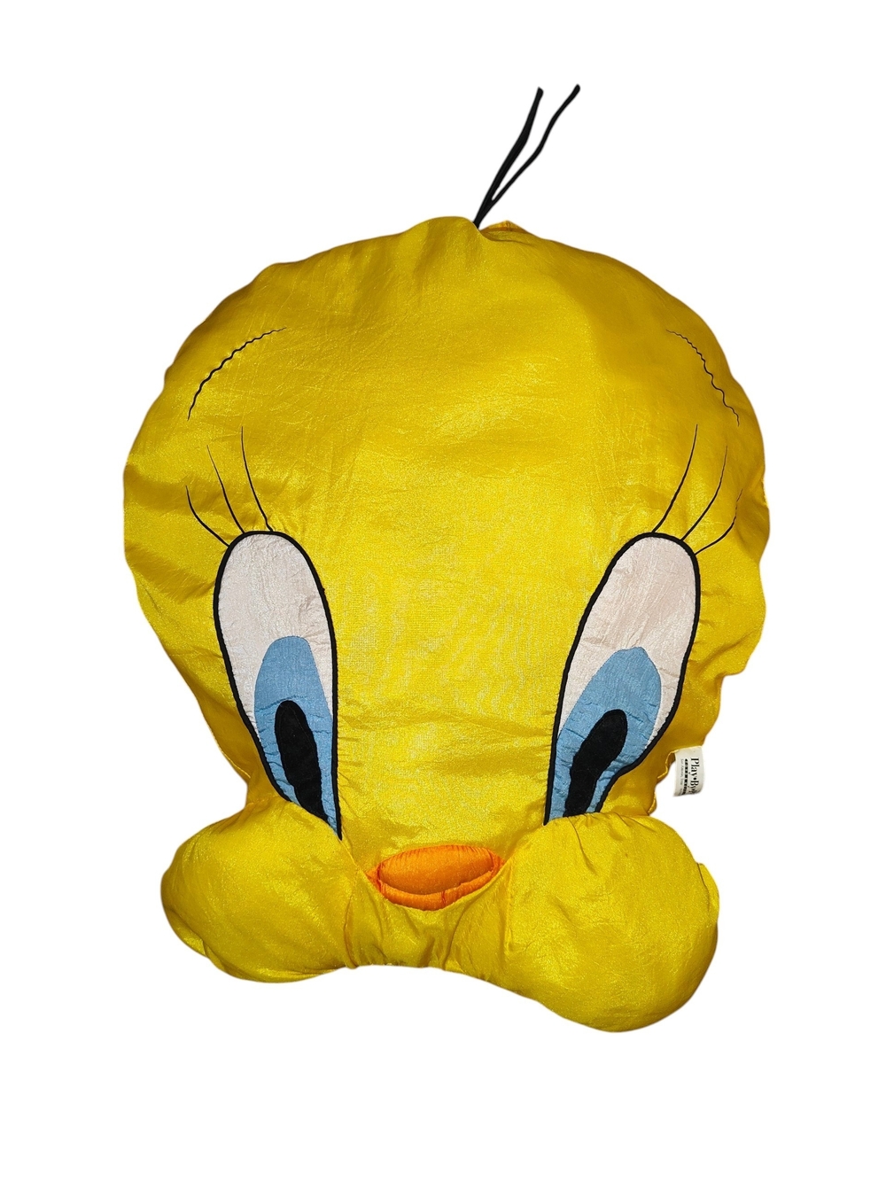 Vintage 1994 Tweety Bird Head Pillow by Play By Play Yellow